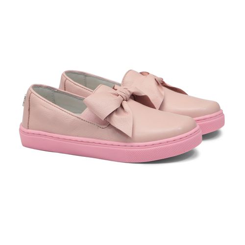 Tênis Slip On Laço Rosa Infantil Gats - GATS