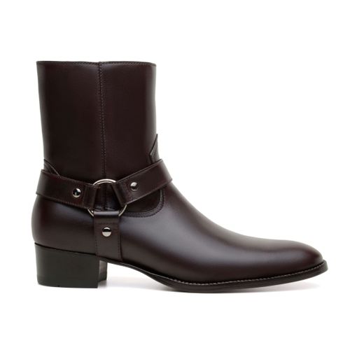 Bota Imperia Harness Masculina Café - GIANNO