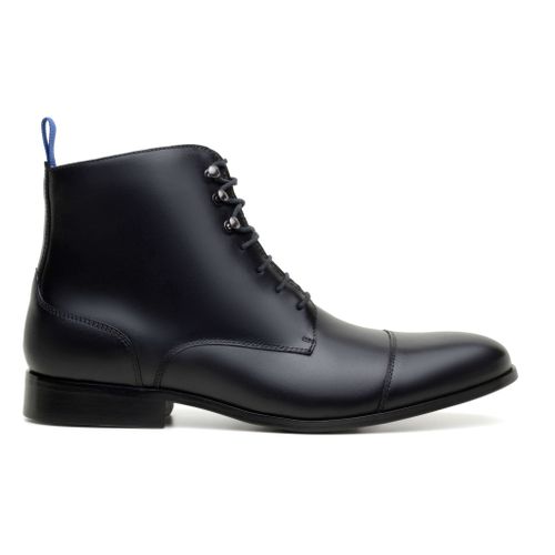 Bota Derby Masculina Pavia Preta - GIANNO