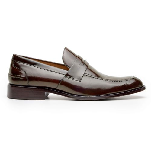Sapato Masculino Loafer Verona Café - GIANNO