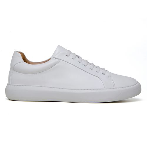 Tênis Spezia Masculino Couro Branco - GIANNO