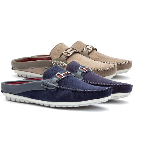 Kit 2 Mule Masculino Estilo Mocassim Abe...