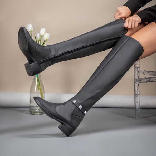 Bota Over The Knee Cano Longo Com Elásti... - GuGi