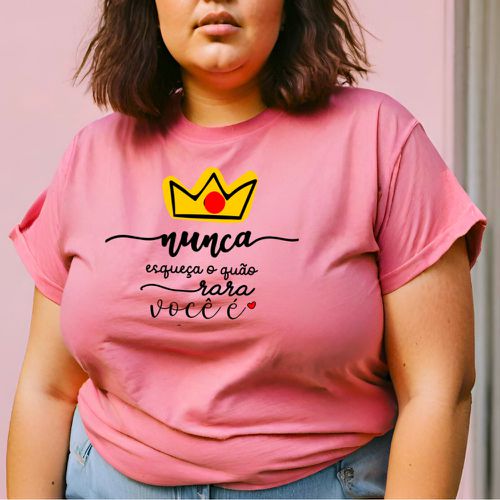 Camiseta T-shirt Feminina Nunca Esqueça ... - GuGi