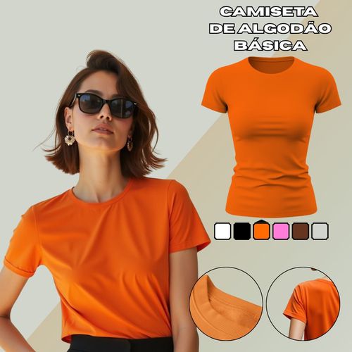 Camiseta T-shirt Feminina Lisa Baby Look... - GuGi