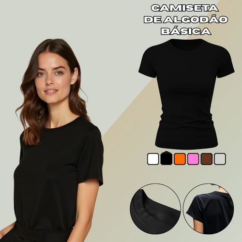 Camiseta T-shirt Feminina Lisa Baby Look... - GuGi
