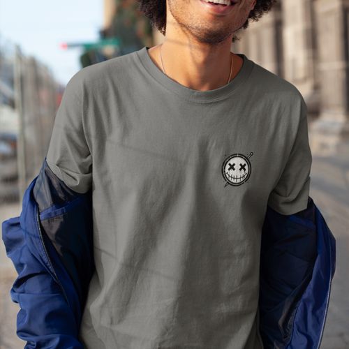 Camiseta Masculina 100% Algodão Smiley F... - GuGi