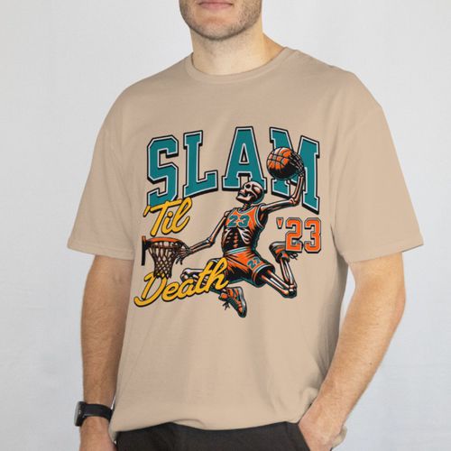 Camiseta Básica Masculina Esqueleto Basq... - GuGi