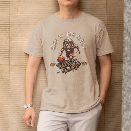 Camiseta Básica Masculina Leão King Of T... - GuGi