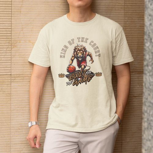 Camiseta Básica Masculina Leão King Of T... - GuGi