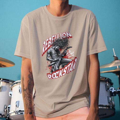 Camiseta Básica Masculina Punk Rockstar ... - GuGi