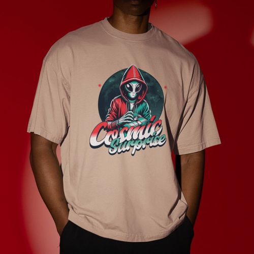 Camiseta Básica Masculina Alien Lua 100%... - GuGi
