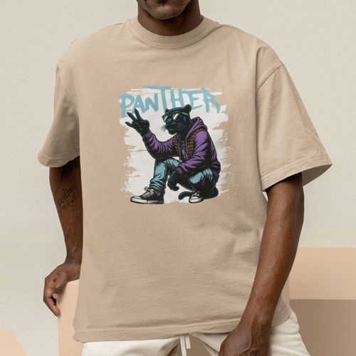 Camiseta Básica Masculina Pantera Style ... - GuGi