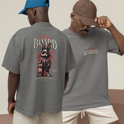 Camiseta Básica Masculina Bunny Board Sk... - GuGi