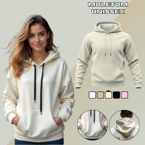 Moletom Canguru Unissex GuGi Com Capuz M... - GuGi