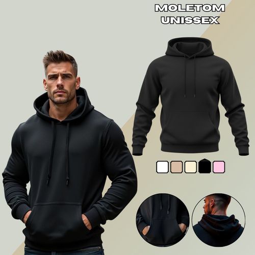 Moletom Canguru Unissex GuGi Com Capuz M... - GuGi
