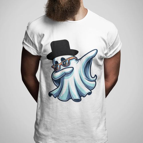 Camiseta Básica Masculina Fantasma De Ca... - GuGi