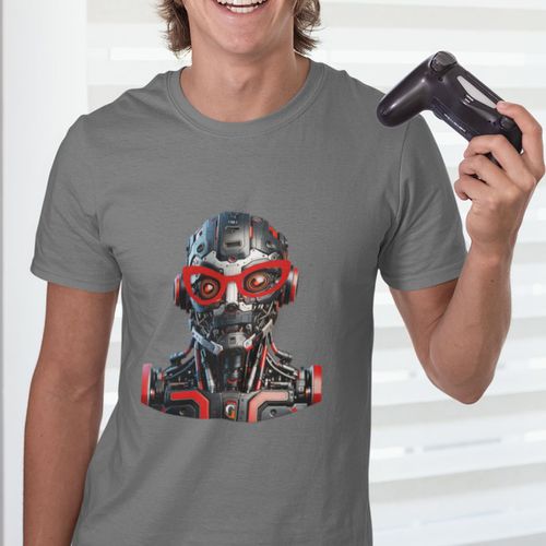 Camiseta Básica Masculina Robô Androide ... - GuGi