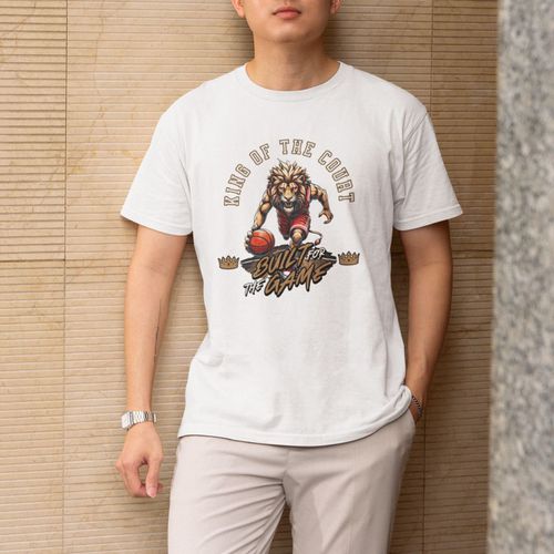 Camiseta Básica Masculina Leão King Of T... - GuGi