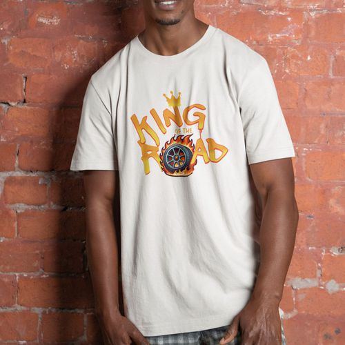 Camiseta Básica Masculina Rei Da Estrada... - GuGi
