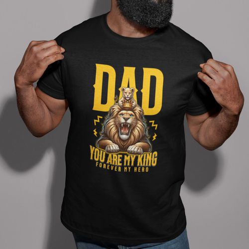 Camiseta Básica Masculina Pai Leão 100% ... - GuGi