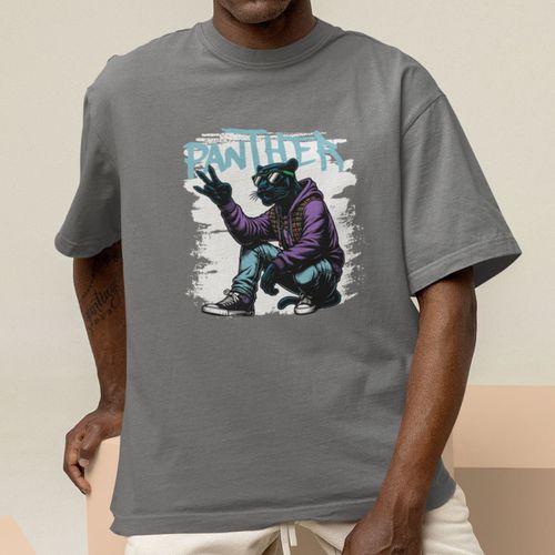 Camiseta Básica Masculina Pantera Style ... - GuGi