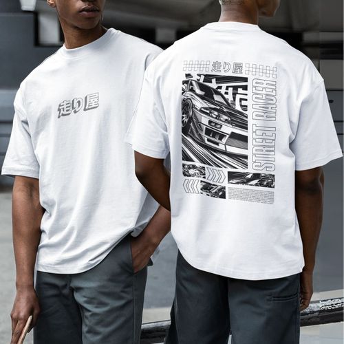 Camiseta Básica Masculina Carro De Corri... - GuGi