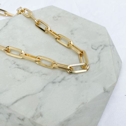 Colar Choker Elos Cartier Folheado em Ouro 18k - IAIÁ Semijoias