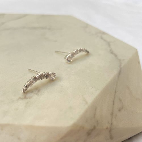 Brinco Mini ear cuff Folheado em Prata 925 - IAIÁ Semijoias