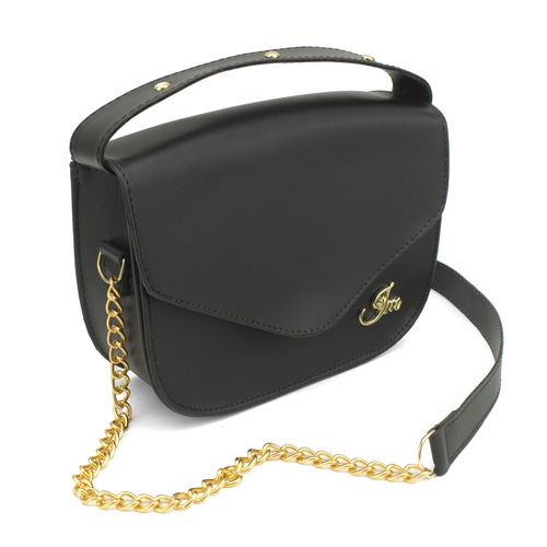 Bolsa Feminina Ella Pequena Tiracolo Preto - Immateriale Bolsas