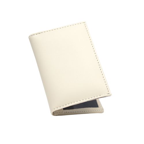Carteira Porta cartão pequeno e prático cor off white