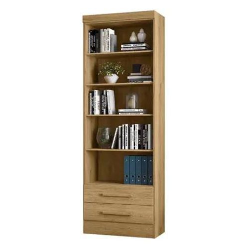 Livreiro Multiuso Qmovi 3420 2 Gavetas Freijo 