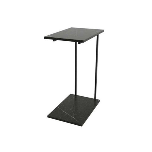 Mesa de Apoio Iron Província Portoro / Preto Fosco