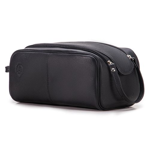 Necessaire Grande Multiuso em Couro Legítimo - 220... - JFECOURO