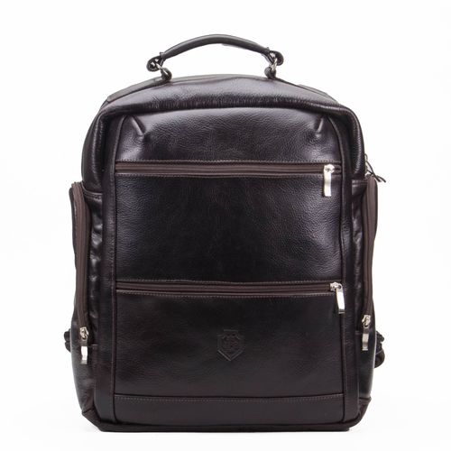 Mochila Masculina Couro Notebook 15,6 - 2211- euca... - JFECOURO