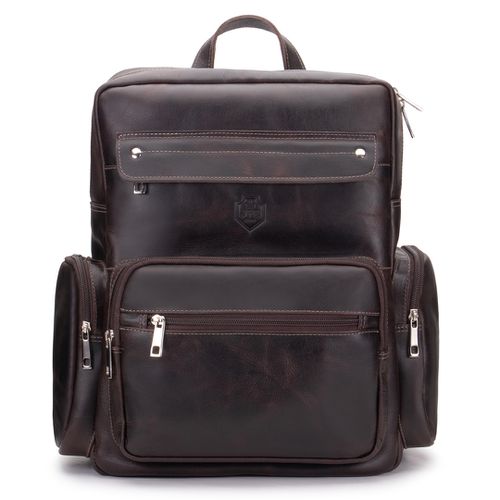 Mochila Lançamento Multi Em Couro Legítimo Para No... - JFECOURO