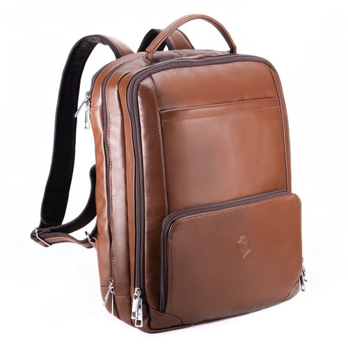 Mochila Lançamento 6597 Em Couro Legítimo Para Not... - JFECOURO