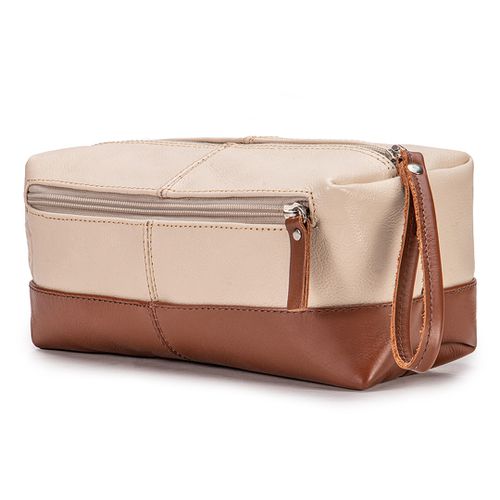 Necessaire Masculina Couro Legítimo Estojo Higiene... - JFECOURO