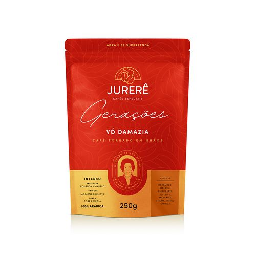 Linha Gerações- Café Da Vó Damázia- Torrado Em Grã... - Empório Jurere