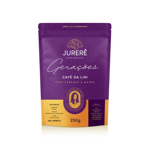 Café Da Lini Torrado E Moído 250g - Empório Jurere