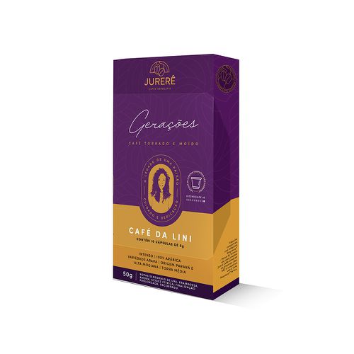 Café Da Lini - Cápsulas Compatíveis Nespresso 50g... - Empório Jurere
