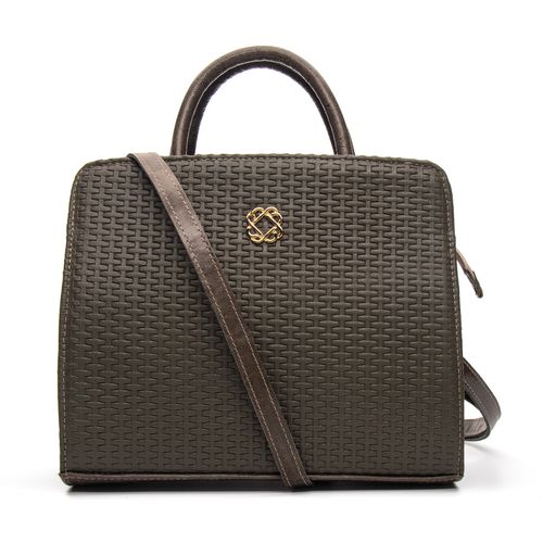 bolsa trice couro verde - Leandra Soares bags