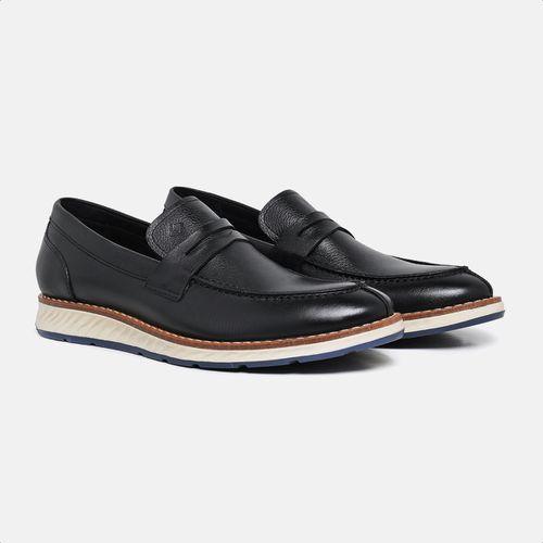 Sapato Casual Masculino Lecas Preto Toscana - LECAS
