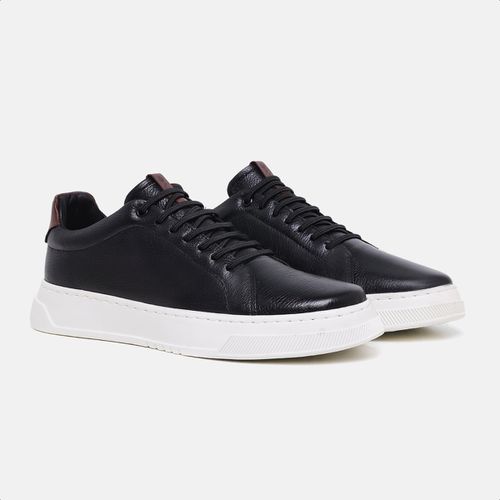 Tênis Lecas Floter Preto/Naturale Marrom - LECAS