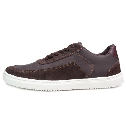 Sapatênis Masculino confortável em couro - R162 C... - LEEFOOT