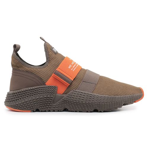 Tênis Masculino Gravity Run 1101 Castor/Laranja -... - LEEFOOT