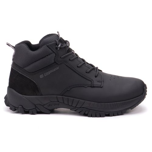Bota Adventure Vibram em Couro Bosco Preto - Bosco... - LEEFOOT