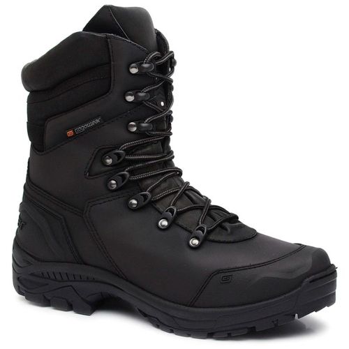 Bota coturno de segurança EPI´s em Couro ref. Bope... - LEEFOOT