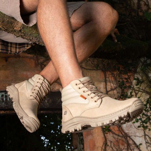 Bota coturno de segurança EPI´s em Couro ref. Pick... - LEEFOOT