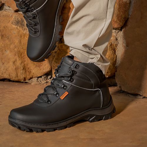 Bota coturno de segurança EPI´s em Couro ref. Otan... - LEEFOOT